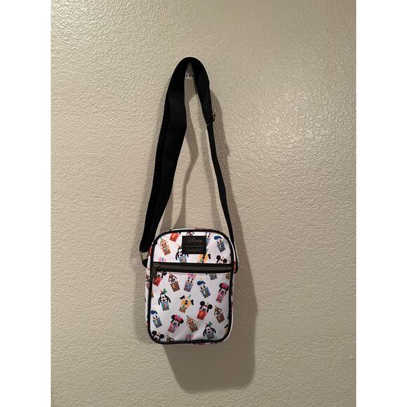 NWOT Loungefly Disney Mickey Mouse & Friends Boba Athletic Crossbody Bag - Picture 2 of 4
